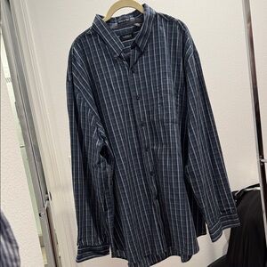 Van Heusen Blue Checkered Casual Shirt